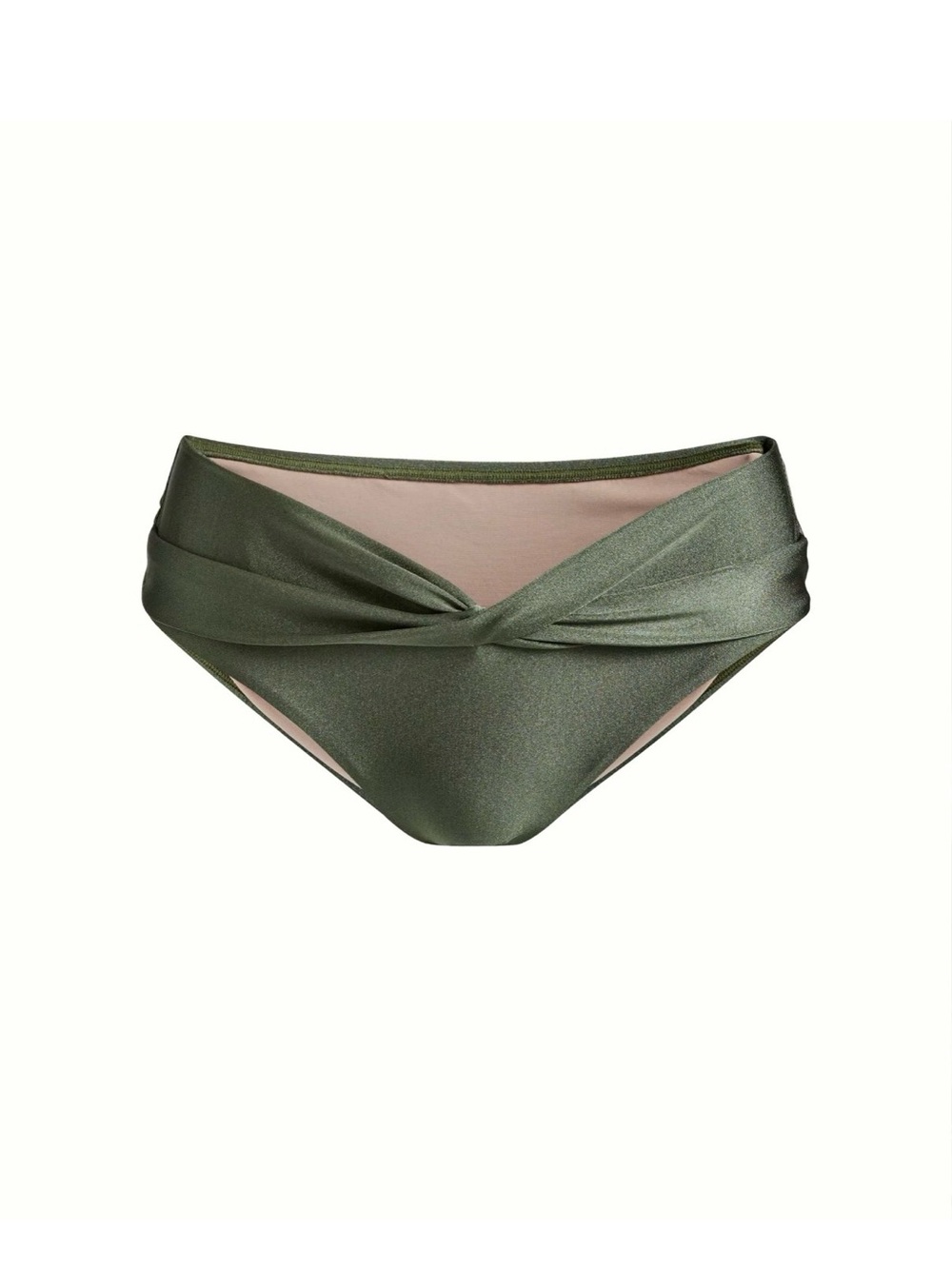 PQ Swim Olive Green Twist-Front Bikini Bottom